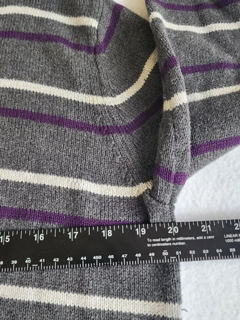 St. John's Bay Men's Striped Cotton Crewneck Sweater